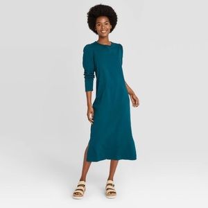 Target Puff Long Sleeve Tshirt Dress 